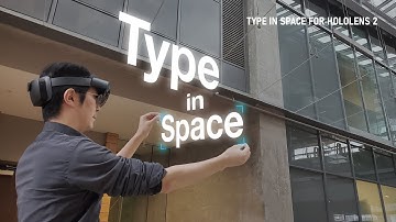 Type In Space for HoloLens 2 - Spatial typography in mixed reality