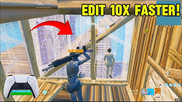 How To EDIT FASTER On Controller 🎮 (Best Settings, Tutorial + Tips and Tricks) For Chapter 5!
