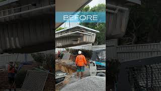 B4 And After - Fibreglass Pool