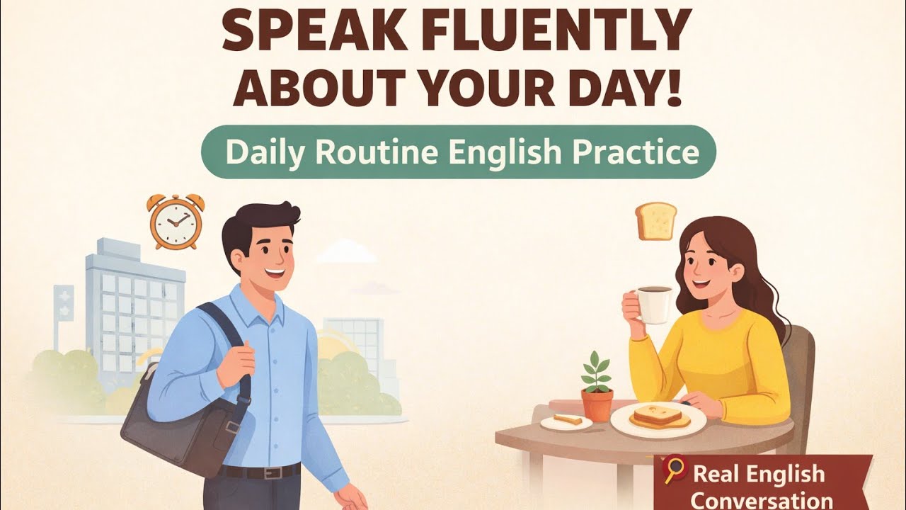 Daily Routine | A1 English | Talk About Your Day | English Podcast | Your English Buddies 