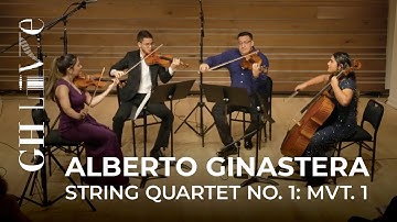 Soto Quartet: Ginastera String Quartet No. 1, Op. 20: I. Allegro violente ed agitato