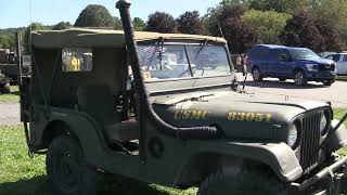 Restored usmc m38a1 jeep detail walk around video