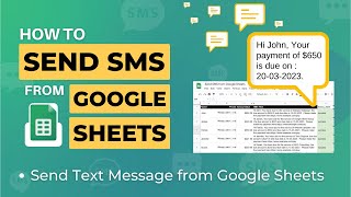 How to Send SMS from Google Sheets | Send Text Message from Google Sheets screenshot 3