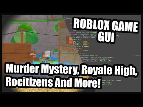 New Roblox Game Gui Murder Mystery Royale High And More Roblox Exploit Youtube - synapse hack roblox royale high