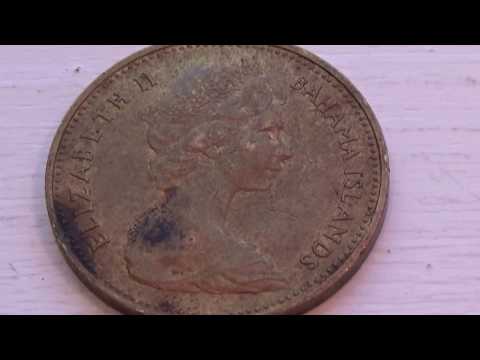 A 1969 Bahama Island Queen Elizabeth II Coin