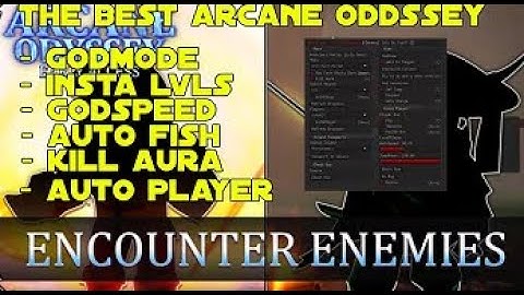 UPDATED Arcane Odyssey Script Hack GUI INSTA LVLS,INF MONEY,AUTOFISH,INF STATS,GODMODE  PASTEBIN