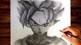 How To Draw Goku Super Saiyan blue || Easy drawing ideas  || Beginners drawing | majestic artistry screenshot 1