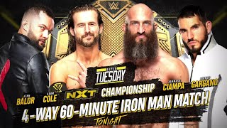 Don’t miss a historic 4-Way Iron Man Match tonight on NXT Super Tuesday