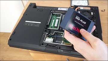 Upgrading The Dell Latitude E5500 to an SSD