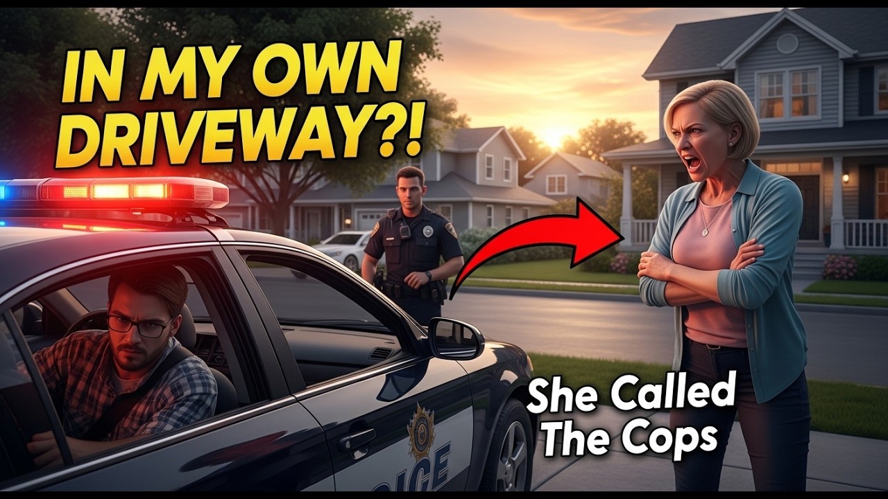 Karen Called the Police on Me for Sitting in My Own Driveway… So I Made Sure She Regretted It