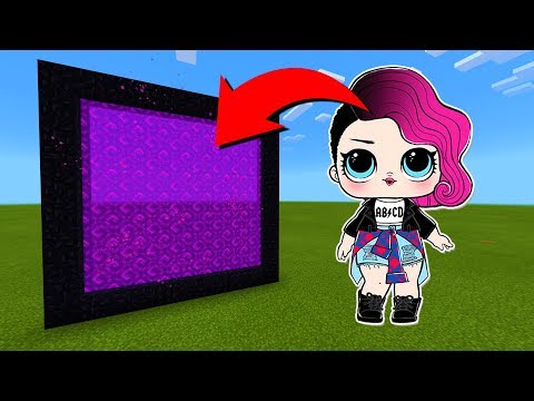 How To Make A Portal To The LOL Dolls Dimension in Minecraft!