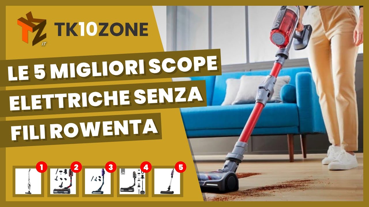 Le 5 migliori scope elettriche senza fili Rowenta 