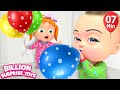 Teach Colors with Balloons #2 + More Nursery Rhymes & Kids Songs -  BillionSurpriseToys