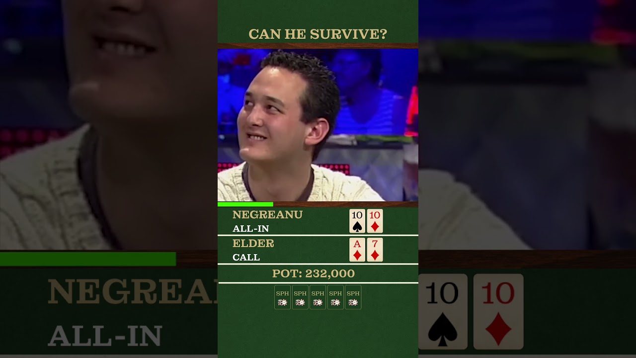 Can Negreanu Survive with this hand? 😱