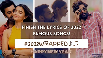 Finish The Lyrics Challenge!! (Famous 2022 Songs) #bollywood #2022 #happynewyear2023 Pls Subscribe 🤗