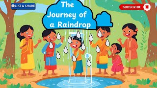 The Journey of a Raindrop | Kids Moral Stories In English | Bedtime Stories For Kids |