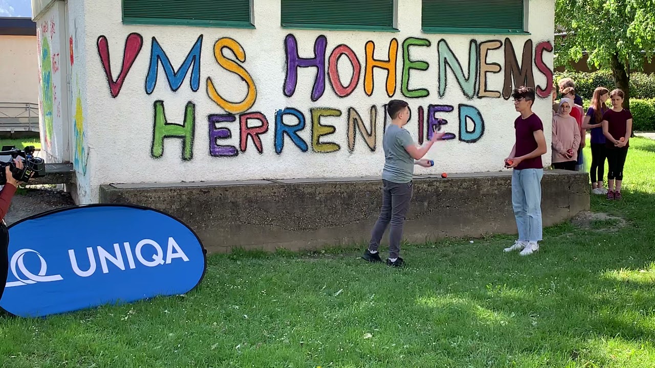 Schüler der MS Hohenems Herrenried sind schon Artisten vom Zirkus