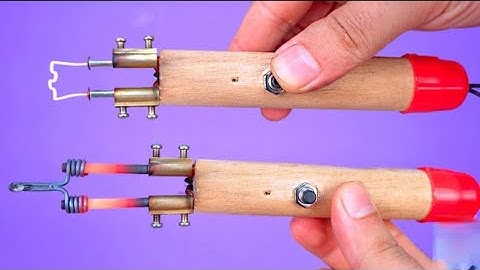 amazing mini soldering tools made with recyclable materials | DIY projects school