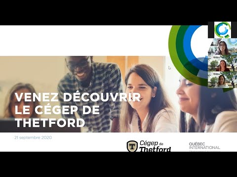 Webinaire - Cégep de Thetford