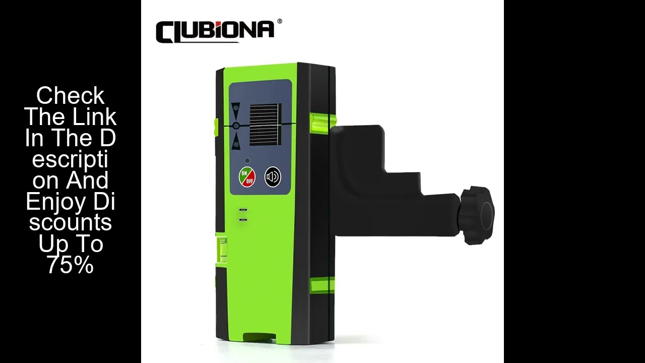 Clubiona 50M Outdoor Pulse Mode Red or Green beam Line Laser Level Vertical And Horizontal Laser Det