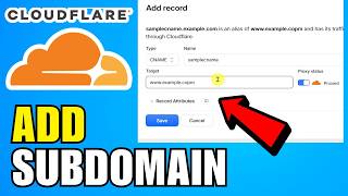 How To Add Subdomain In Cloudflare (2026) (Complete Guide)