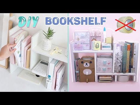 #1 Cách làm Kệ sách đa năng Decor bàn học | DIY BOOKSHELF FOR DESK DECOR [Quyensachnho] Mới Nhất