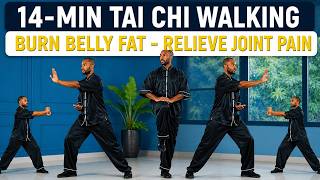 14-Min Tai Chi Flow 🌿 Lose Belly Fat & Reduce Cortisol | Gentle Full-Body Workout
