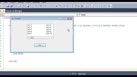 Multiple Column List Box in Visual Basic 2010 - VB.Net