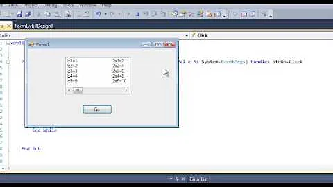 Multiple Column List Box in Visual Basic 2010 - VB.Net