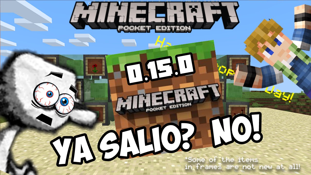 Minecraft pe 0.15.0 Noticias Falsas Ya salio? NO! Grupo 