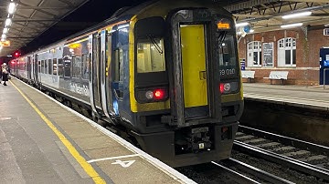 Class 159 Sprinter | 159010 | South Western Railway | Basingstoke | 22/01/22