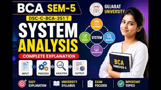 BCA Sem 5 System Analysis (Unit-1) Easy Explanation | Exam Preparation