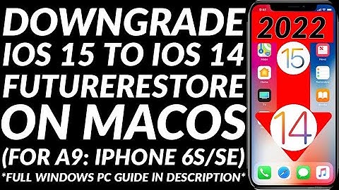 Downgrade iOS 15 to 14 unsigned with FutureRestore GUI MacOS | Downgrade to unsigned iOS 2022 Guide