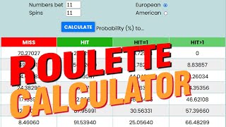 FREE Roulette  Calculator (Bet Probabilities) screenshot 2