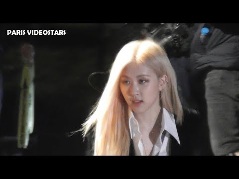 Rosé 로제 BLACKPINK 블랙핑크 @ Paris 25 february 2020 Fashion Week show Yves Saint Laurent