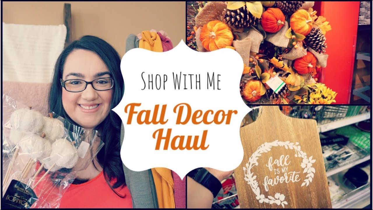 Fall Shop With Me || Fall Home Decor Haul || Target || TJMaxx ...