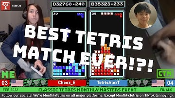 Best Roll vs. Best Tap | Cheez vs. Alex T | Finals | Classic Tetris Monthly