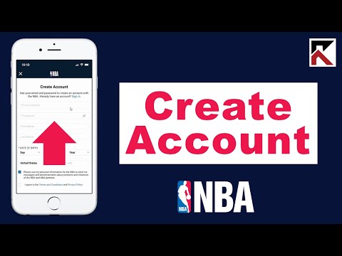 How To Create Account NBA App