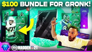 SETS COMPLETED! $100 BUNDLE FOR LIMITED GRONK! [MADDEN 21 PACK OPENING]