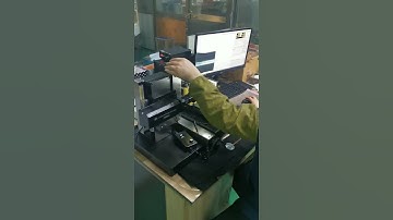 CNC tools inspection video...