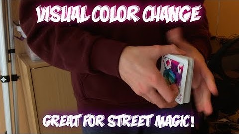 Cool VISUAL Color Change! Card Trick Performance And Tutorial!