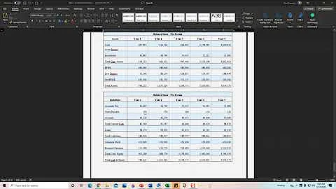 Basic Financial Projections Only for a Business Plan by Paul Borosky, MBA.