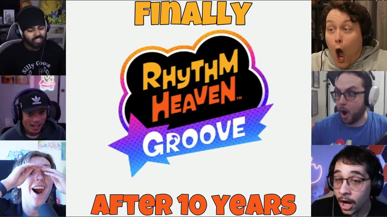 Реакция ютуберов на подборку грувов Rhythm Heaven