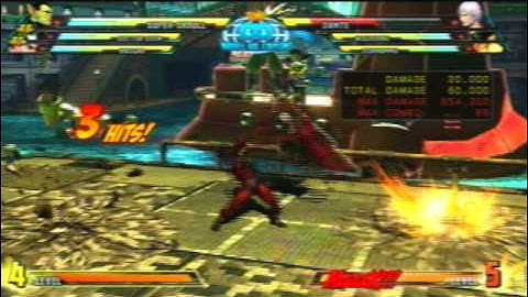 Marvel vs Capcom 3: Super-Skrull combo #1