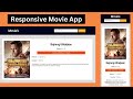 How To Make A Movie App Using API and JavaScript | Movie App Using HTML CSS and JavaScript