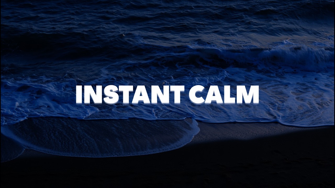 Ocean Sounds for Deep Sleeping: 12 Hours of Relaxing Waves and Dark Screen