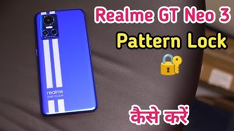Realme GT Neo 3 mein pattern lock Kaise lagaen , how to set pattern in Realme GT Neo 3