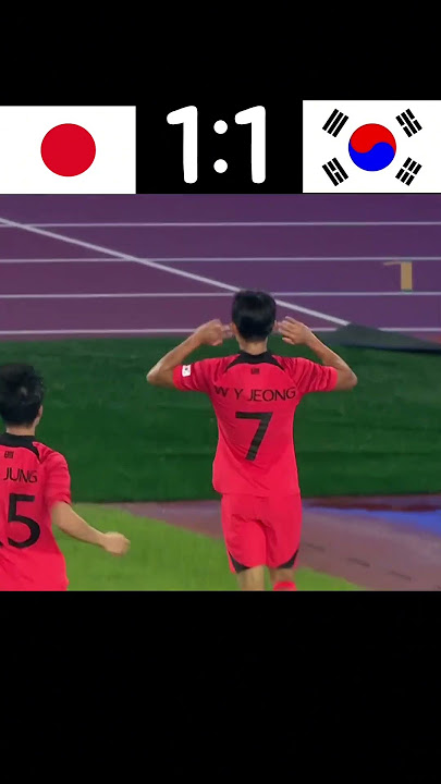 South Korea 🇰🇷 vs 🇯🇵 Japan #southkorea #Japan #asiangames2023 #asiangame #southkoreavsjapan