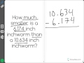 Subtraction and Decimal Alignment Concepts