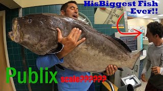 When You Can&#39;t Find A Scale Big Enough...  MONSTER Black Grouper | Catch Clean &amp; Cook